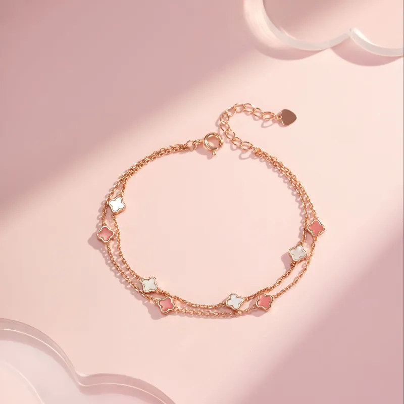 TIMEBOTTLE S925 Silver Anklet, Bracelet Women's-20