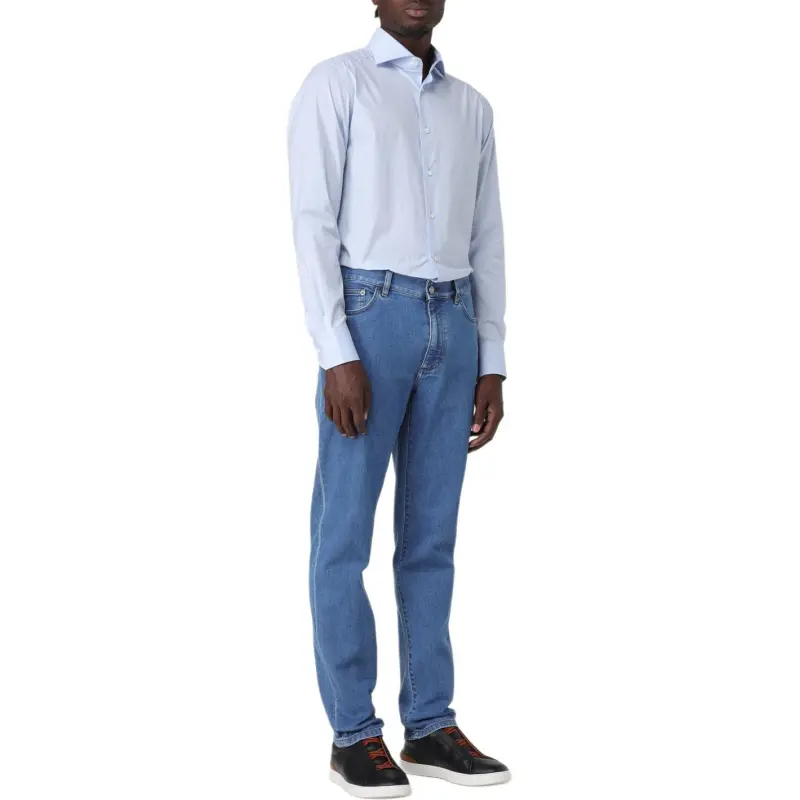 Zegna SS24 Shirt Men's Sky Blue-4