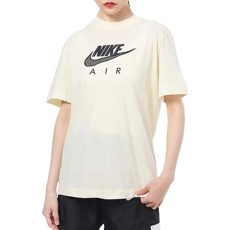 Nike T Shirt Women's Light Yellow-2