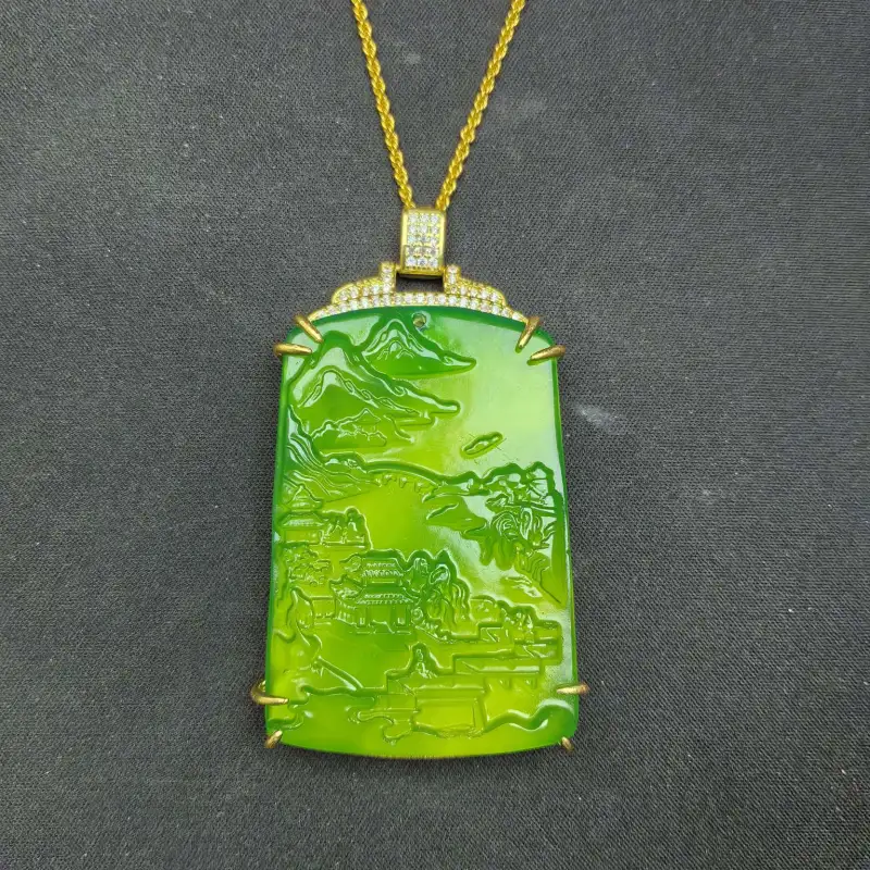 Gifts Jade Necklaces Unisex-2