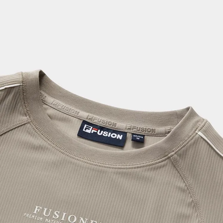 FILA FUSION FUSIONEER Raglan Sleeve T Shirt Women's Vine Brown-2