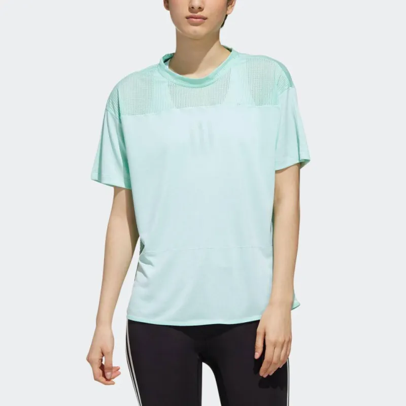 Adidas T-Shirts Women's Green-3