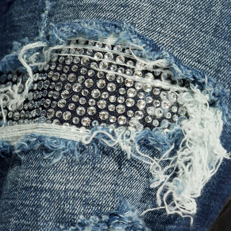 DSQUARED 2 Distressed Straight Leg Jeans-4