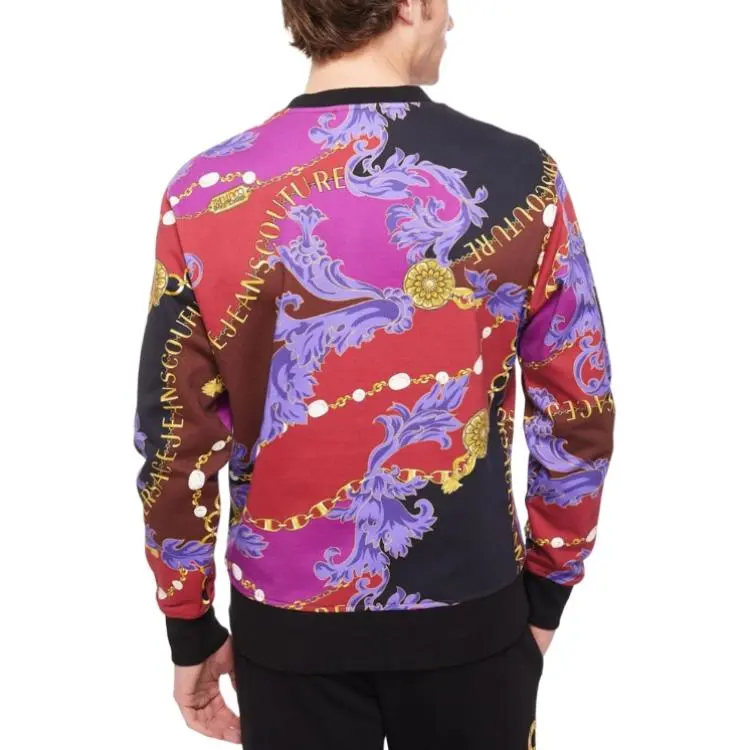 VERSACE JEANS Sweatshirt Men's Purple-1