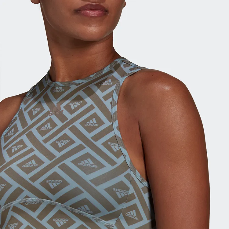 Adidas Tank Tops Women's Blue-4