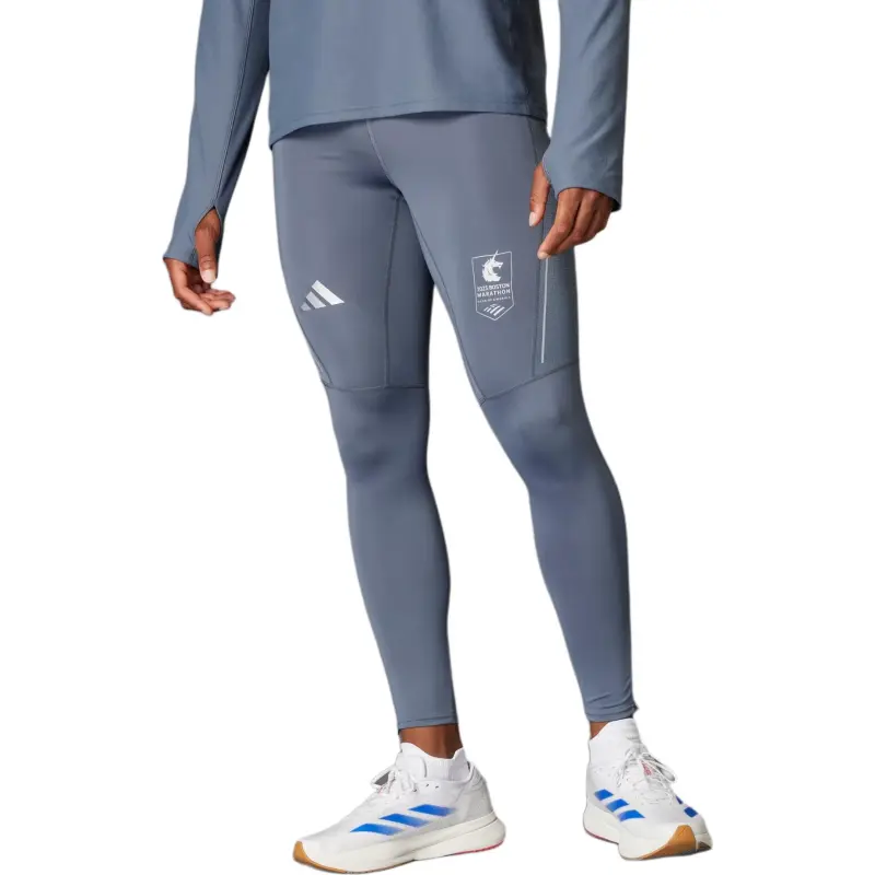 Adidas Free Shipping With AdiClub Boston Marathon® 2025 Own The Run Long Tights-1