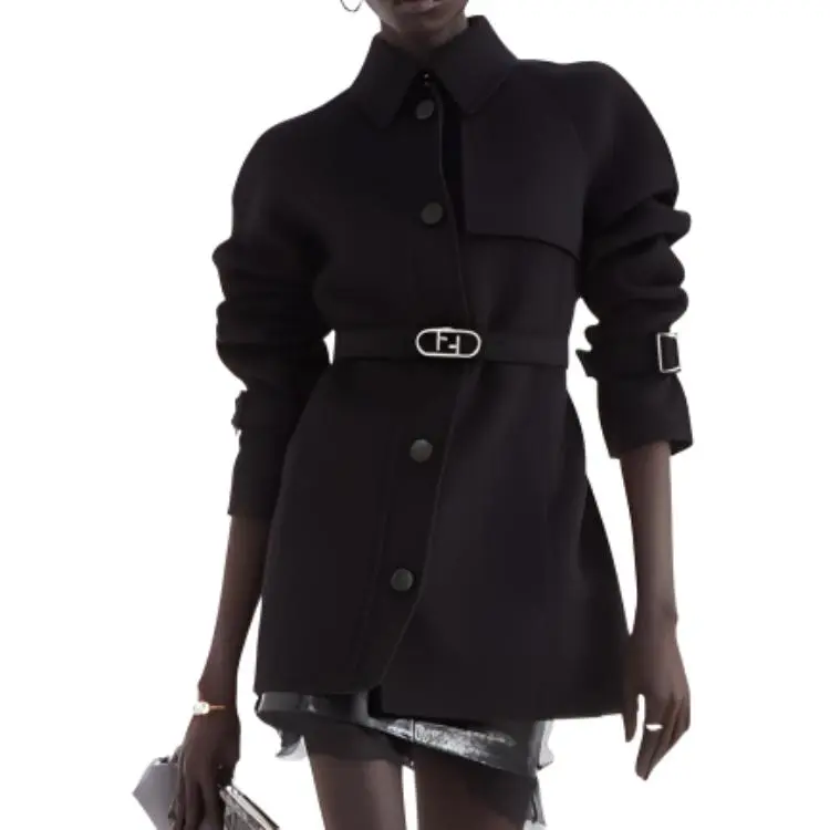 FENDI Jackets Women's Black-2