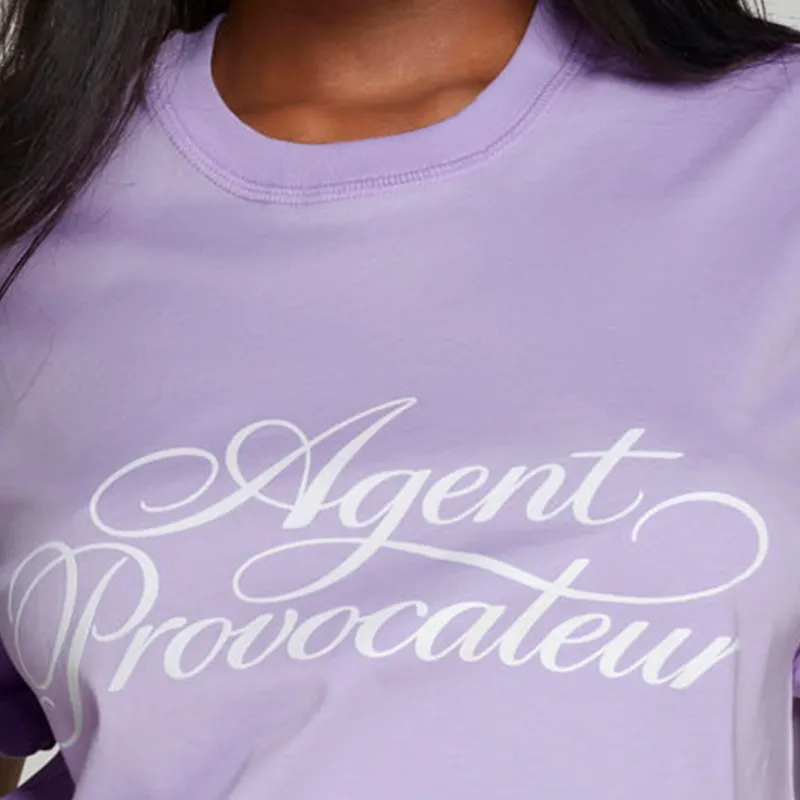 Agent Provocateur T-Shirts Women's Lilac Purple-2
