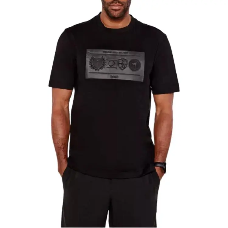 HUGO BOSS T Shirts Men Black-3