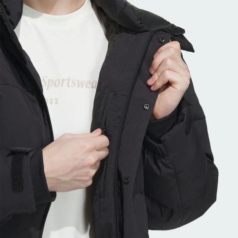 Adidas Down Jacket Men's Black/Black/Gray-4
