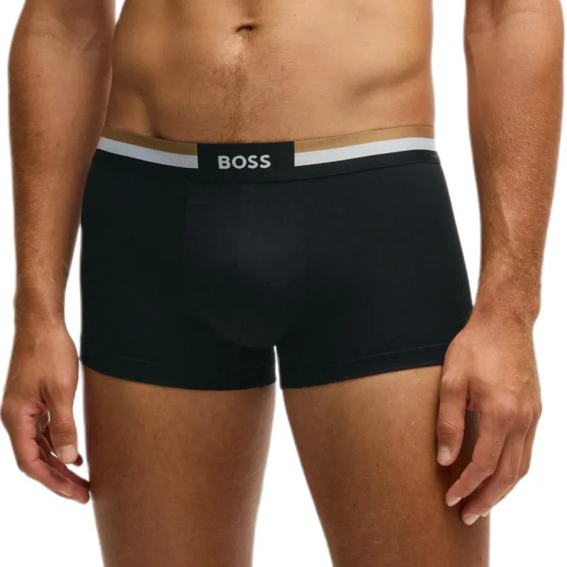 HUGO BOSS Pack Of Three Logo Waistband Boxers-1