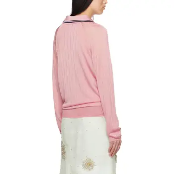 WALES BONNER Polo Shirt Women's Pink