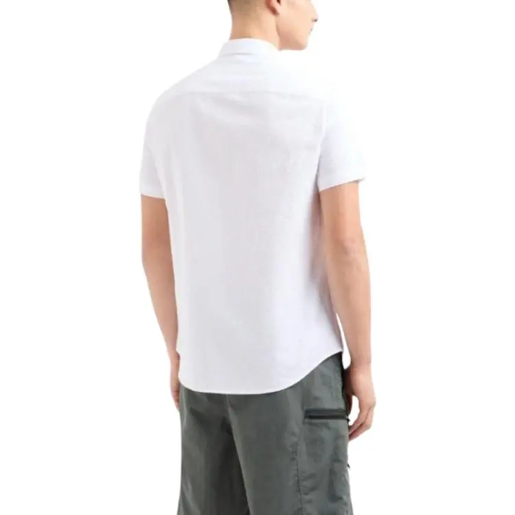 ARMANI EXCHANGEAE SS24 Shirt Men's White-4