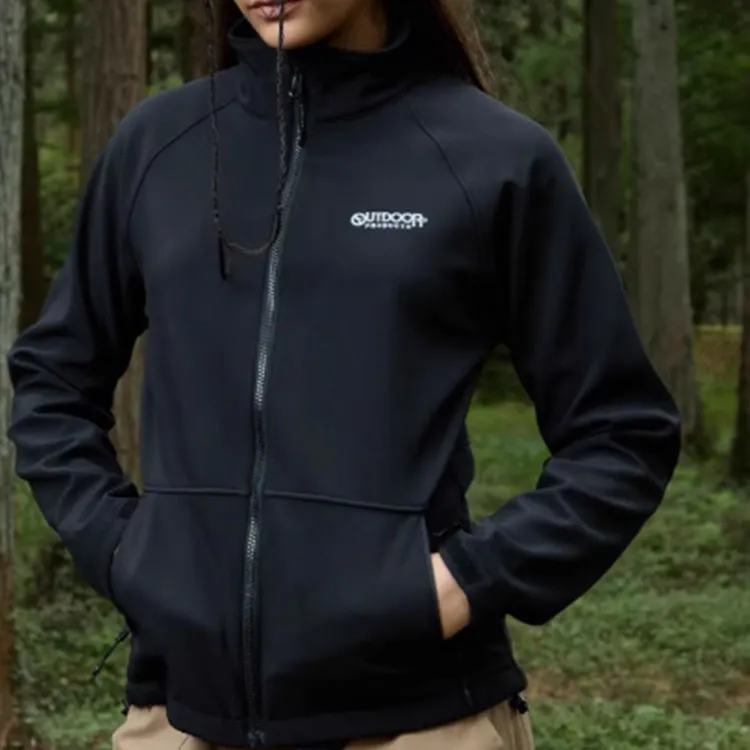 OUTDOOR PRODUCTS Velvet Jackets Women's Black-2