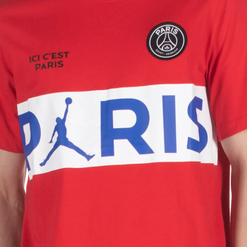 Jordan X Paris Saint Germain Wordmark Tee-3