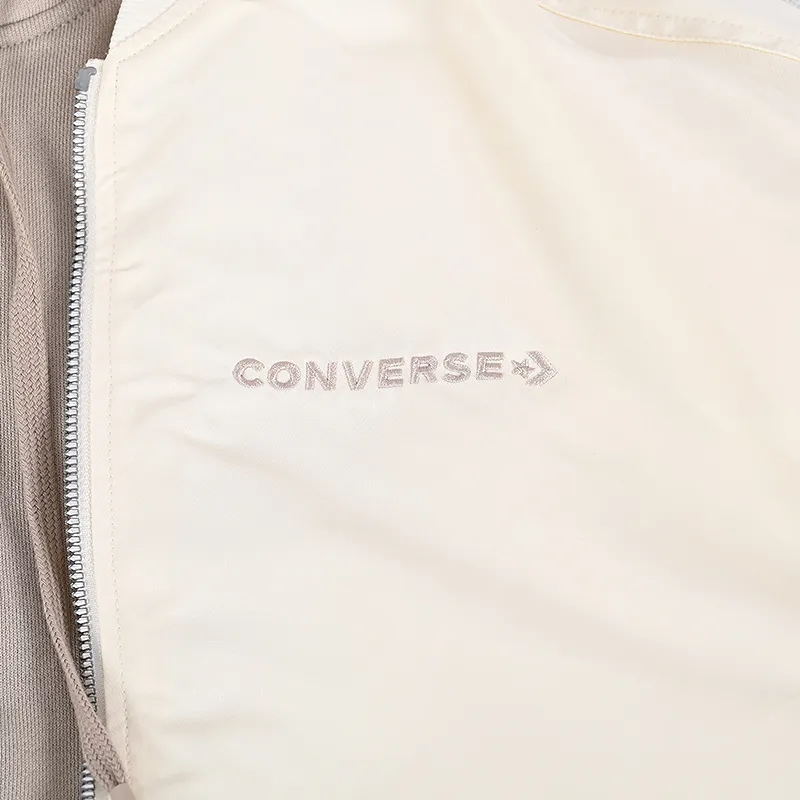 Converse Puffer Jacket Unisex Beige-4