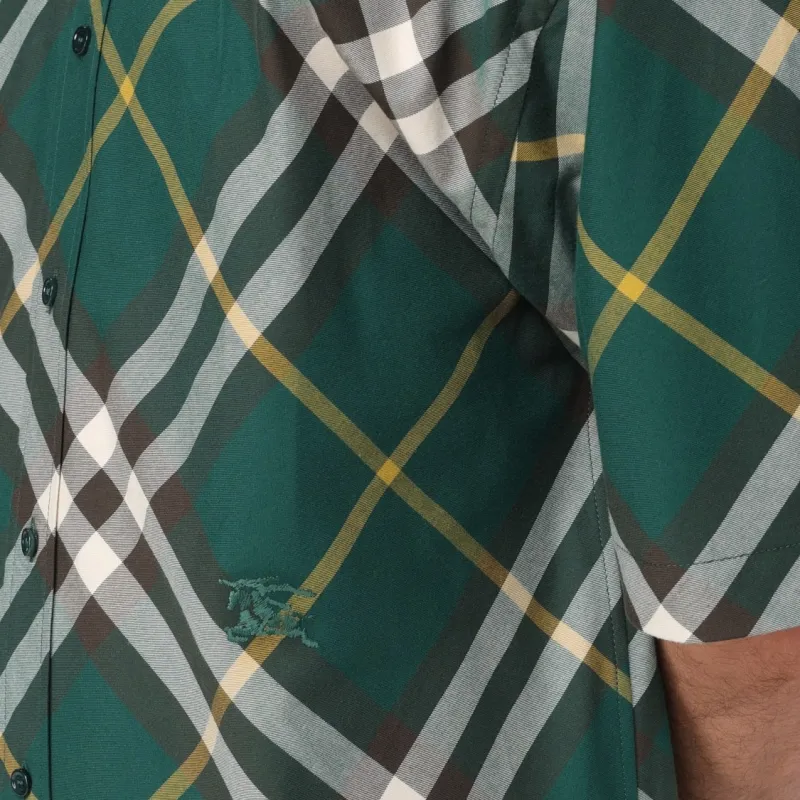 Burberry Shirts Men Green-4