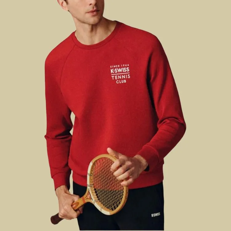 K·SWISS Sweatshirts Men Red 643 K22V DRD1-3