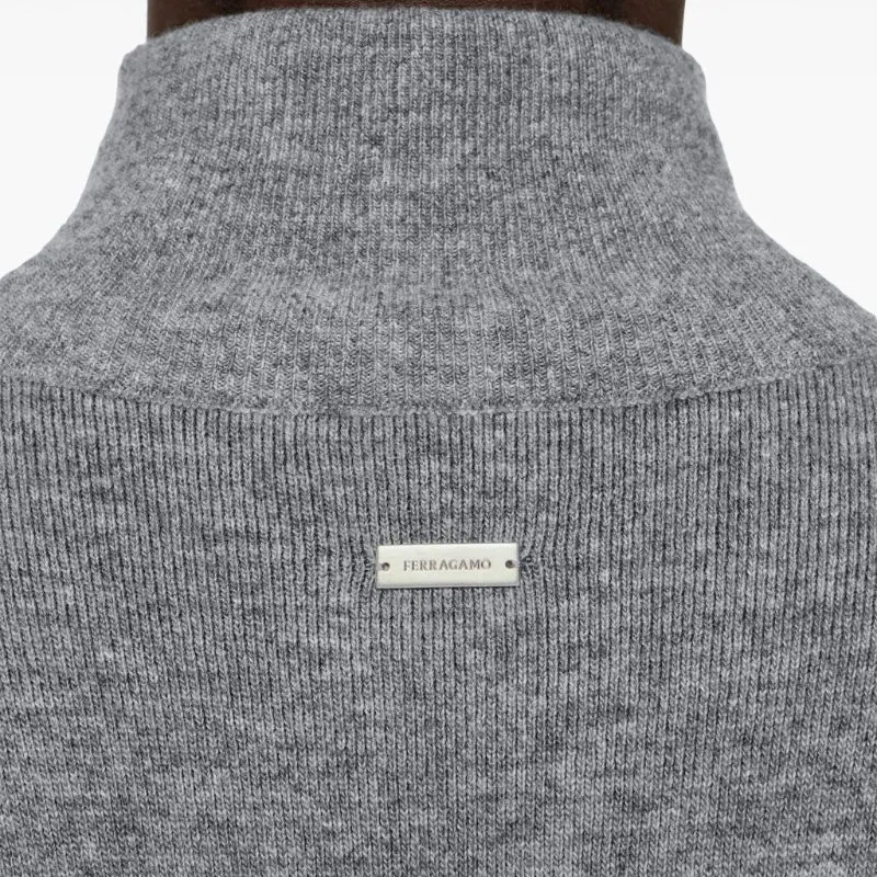 Ferragamo Zip-up Knit Cardigan-3