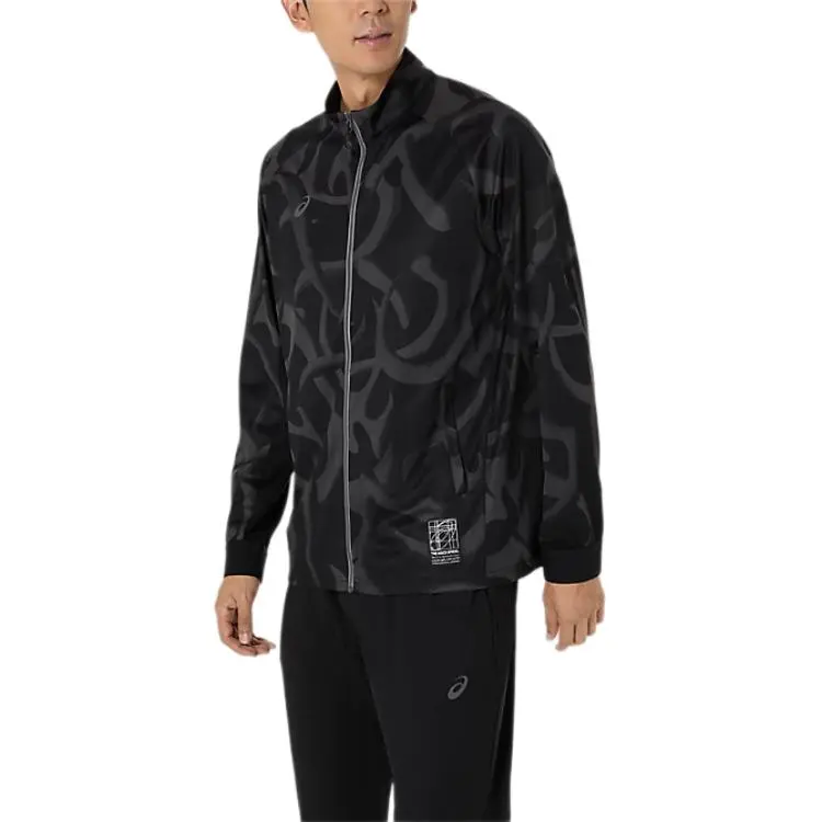 Asics Jackets & Coats Men's Black Gray-1