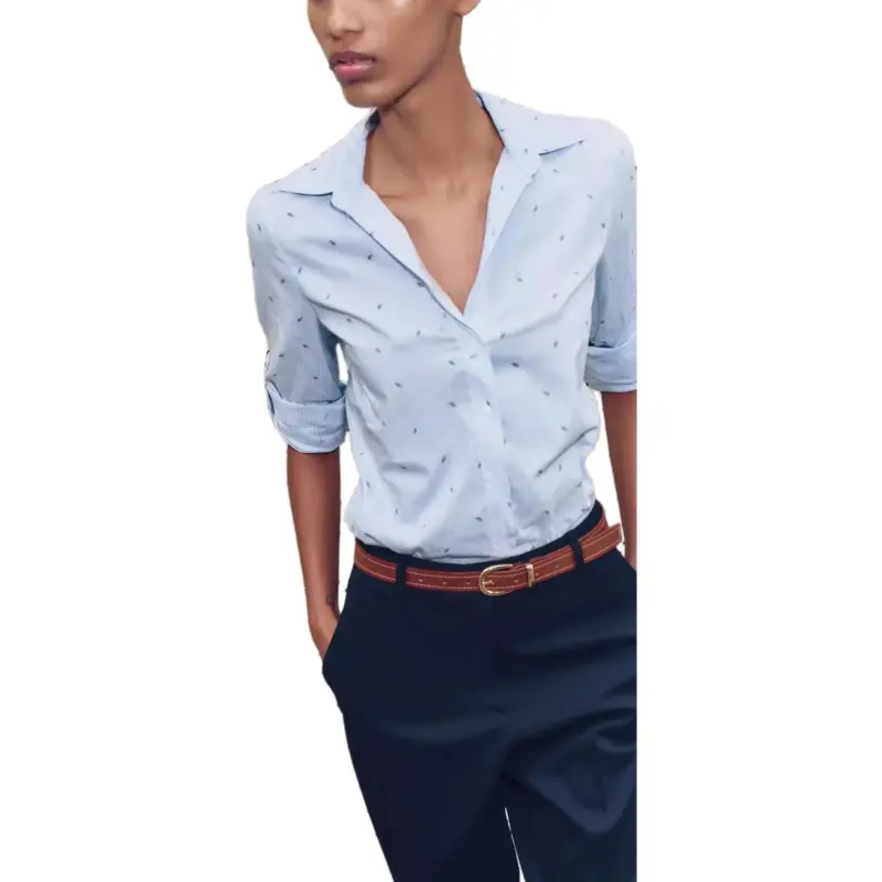 ZARA Shirts Women's Blue/White-2