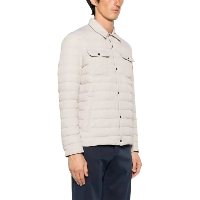 HERNO Long Sleeved Quilted Padded Jacket-3