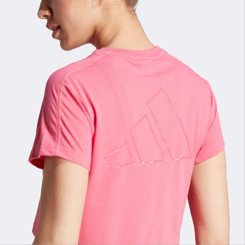 Adidas Crop Tops Women's Pink-4
