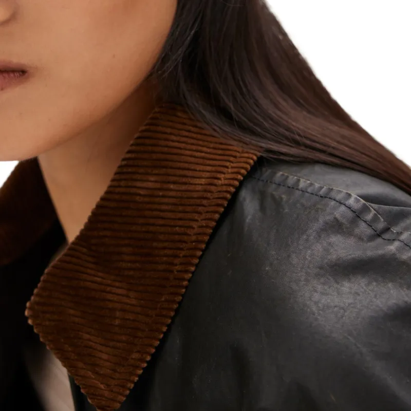 MIU MIU Resin Finished Bomber Jacket Black-4