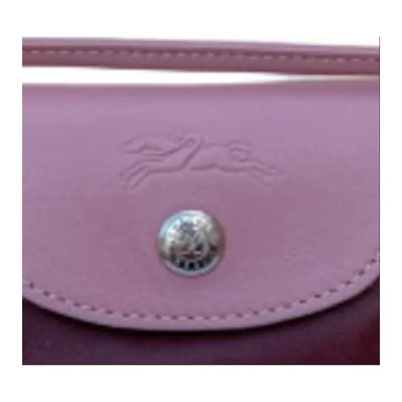 LONGCHAMP Lambskin Handbag Women's Purple-1