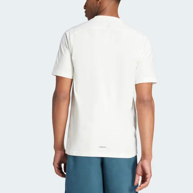 Adidas T Shirts Men White-4