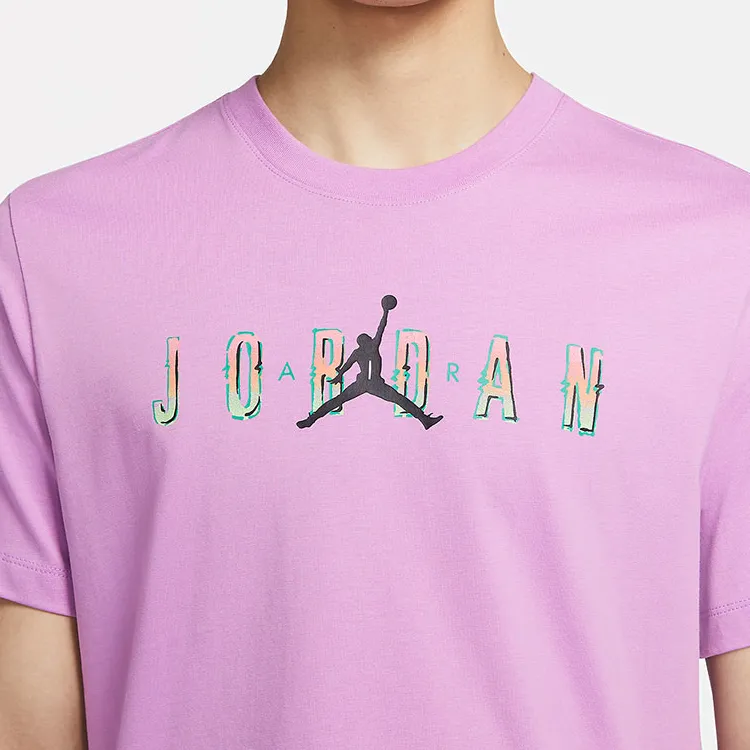 Jordan Set-in Sleeve T-Shirt Men's Pink-2