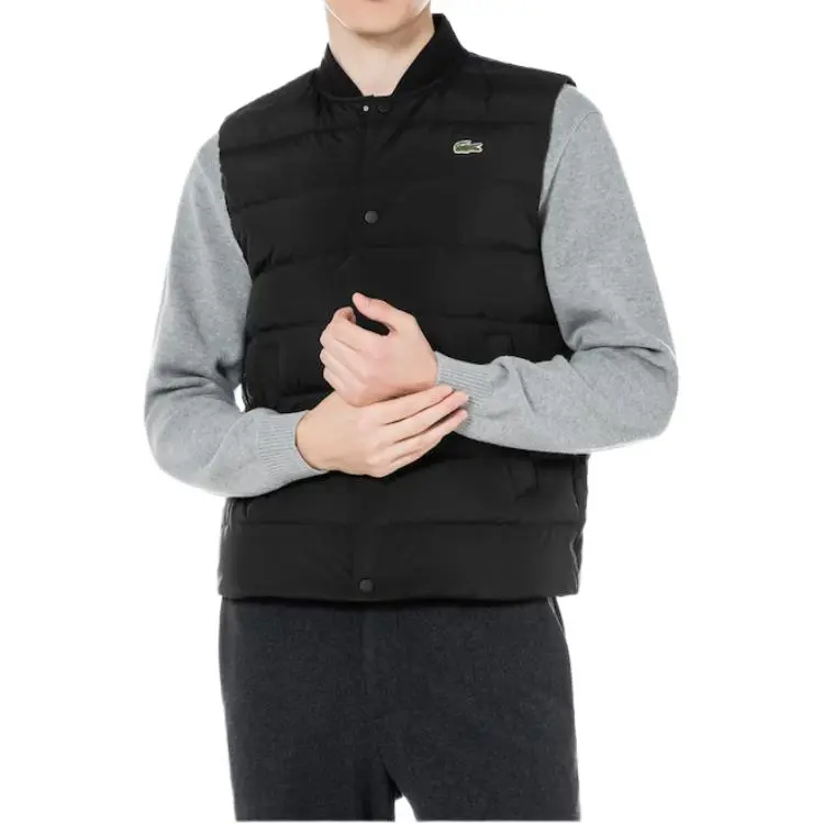 LACOSTE Vests Men Black-2