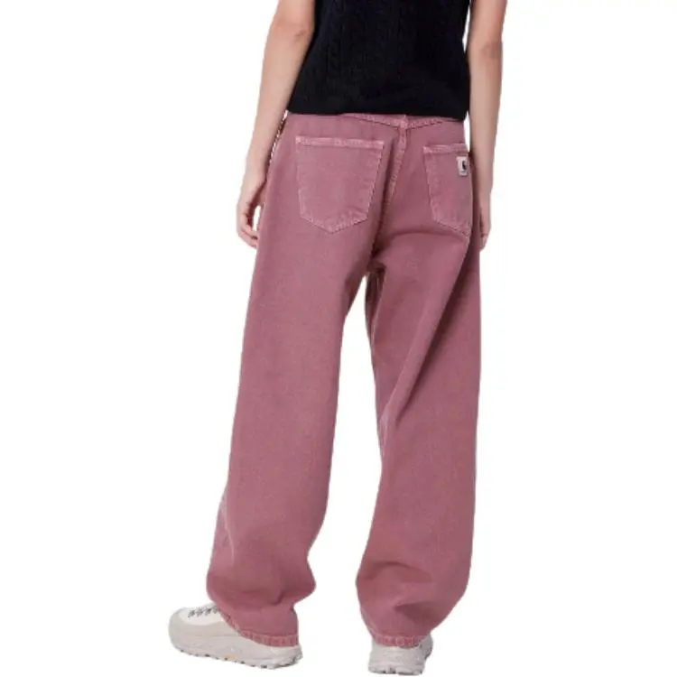 Carhartt WIP FW24 Jeans Women's Dark Purple Red-5