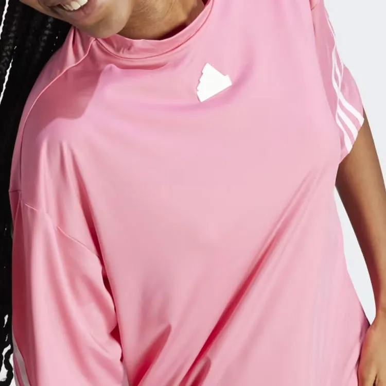 Adidas Short-Sleeved Dresses Women's Pink-3
