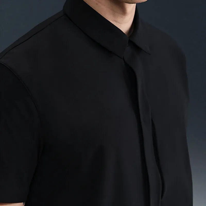 Nike Dri Fit Shirts Men Black-2