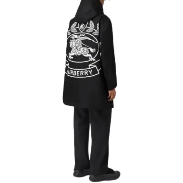 Burberry Logo-print Hooded Parka Coat-3