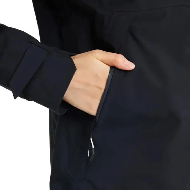 DECATHLON Hiking, Urban Living, Travel, Commuting, Ice Climbing, And Rock Climbing Jacket Women's Smoky Black-4
