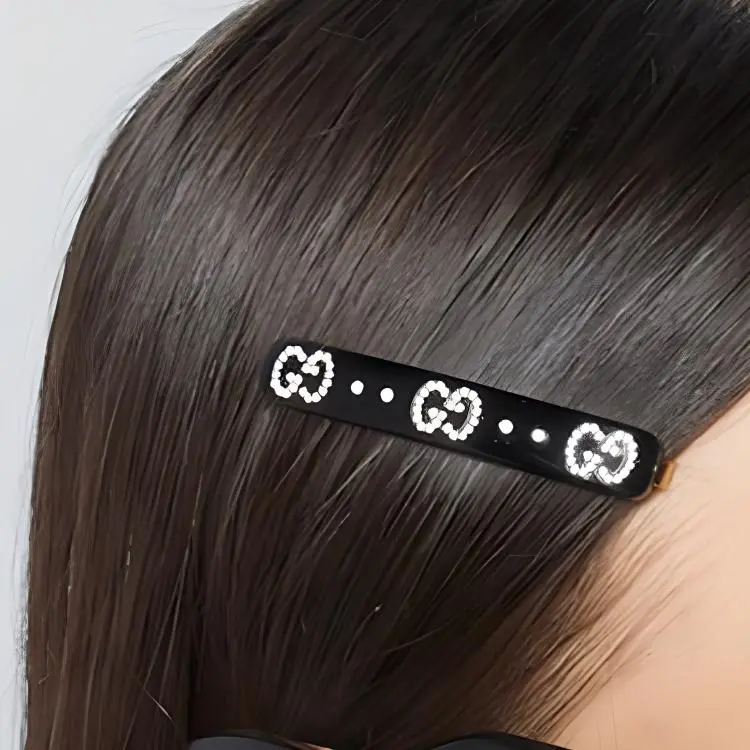 GUCCI Gg Embellished Hairslide-2
