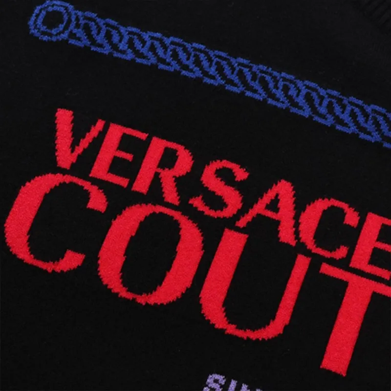 VERSACE JEANS COUTURE Sweater Men's Black-6
