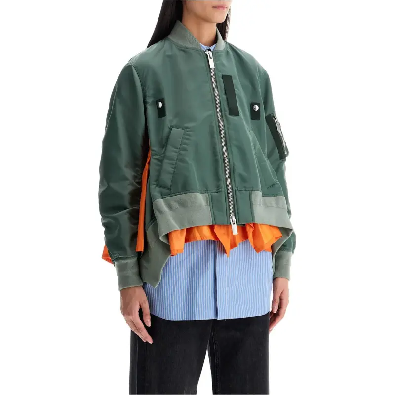 Sacai Nylon Twill Blouson 'Khaki'-2
