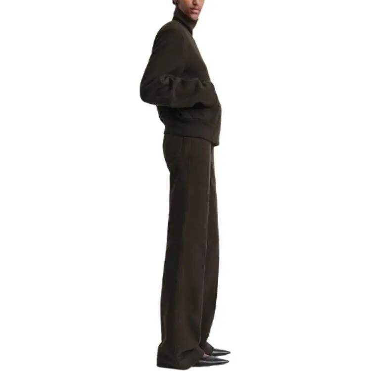 TOTEME Flight Zip up Bomber Jacket-3