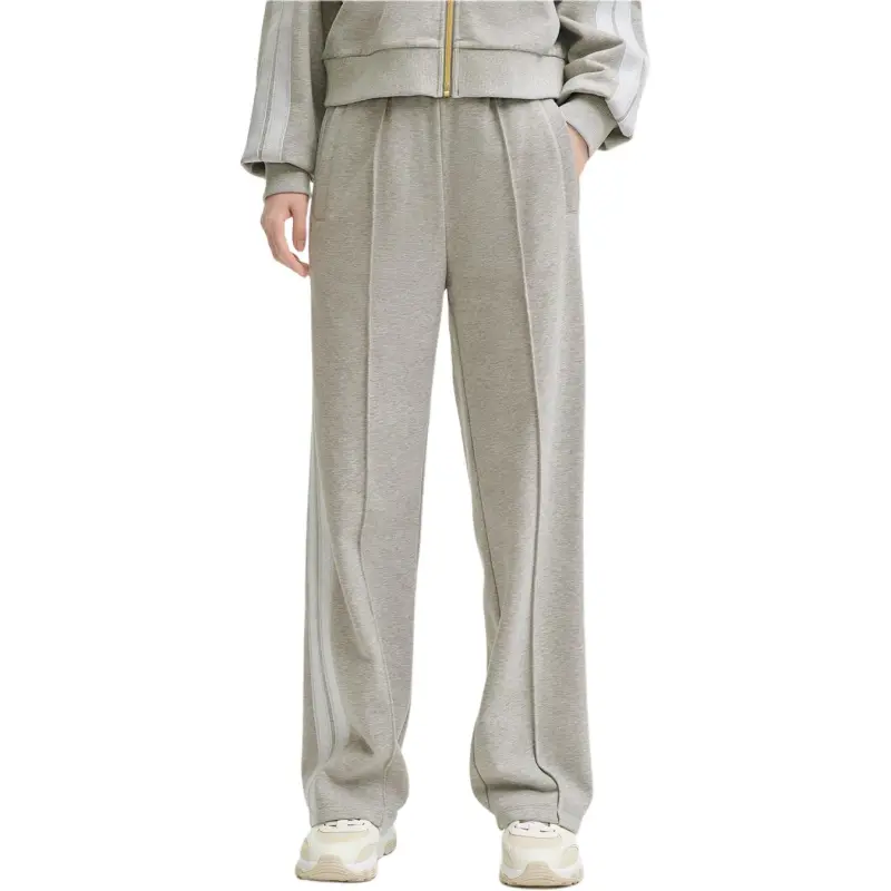 FILA MILANO Italian Luxury Sports Collection Knitted Sweatpants Women's Fresh Heather Gray-2