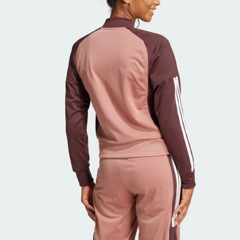 Adidas Free Shipping With AdiClub Tricot 3 Stripes Fashion Track Top-2