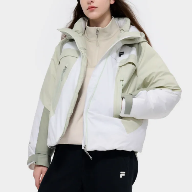 FILA FUSION FW24 Down Jacket Women's Standard White-2