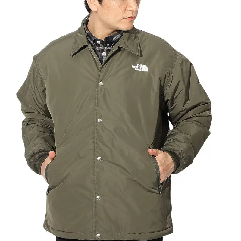 THE NORTH FACE FW24 Insulated Coach Jackets Coats Men's Green-3