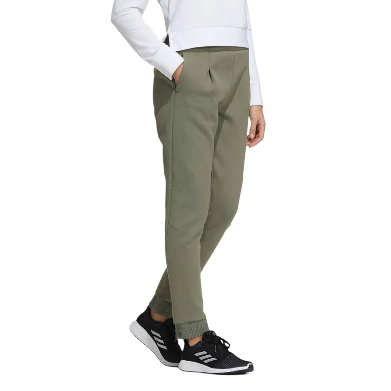 Adidas STYLE WARM PT Knitted Sweatpants Women's Green-5