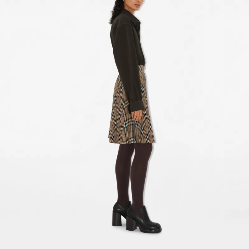 Burberry Casual Long Skirt Women's Beechwood Color-3