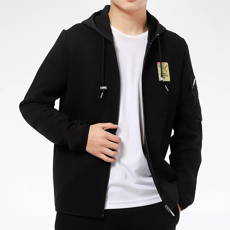 PUMA Jackets Men Black-4
