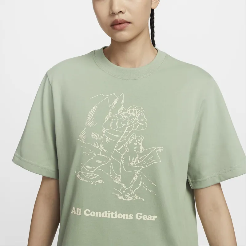 Nike T Shirt Women's Horizon Green-3