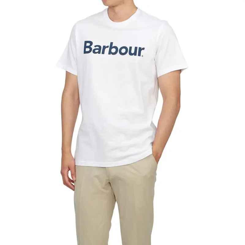 BARBOUR SS22 T Shirt Men's White-2